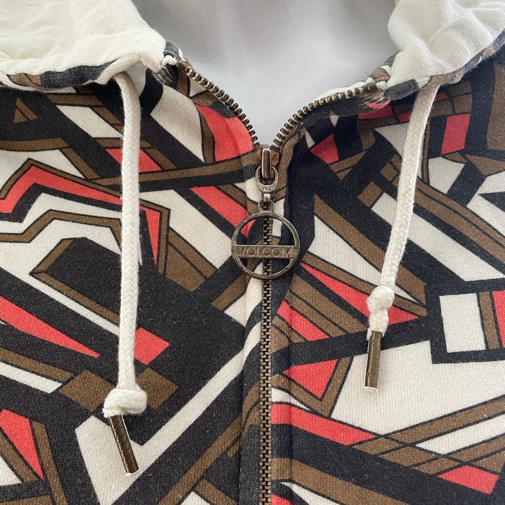 Volcom Colorful Geometric Pattern Youth Unisex Zi… - image 5